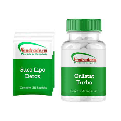 Kit Orlistat Turbo + Suco Lipo Detox