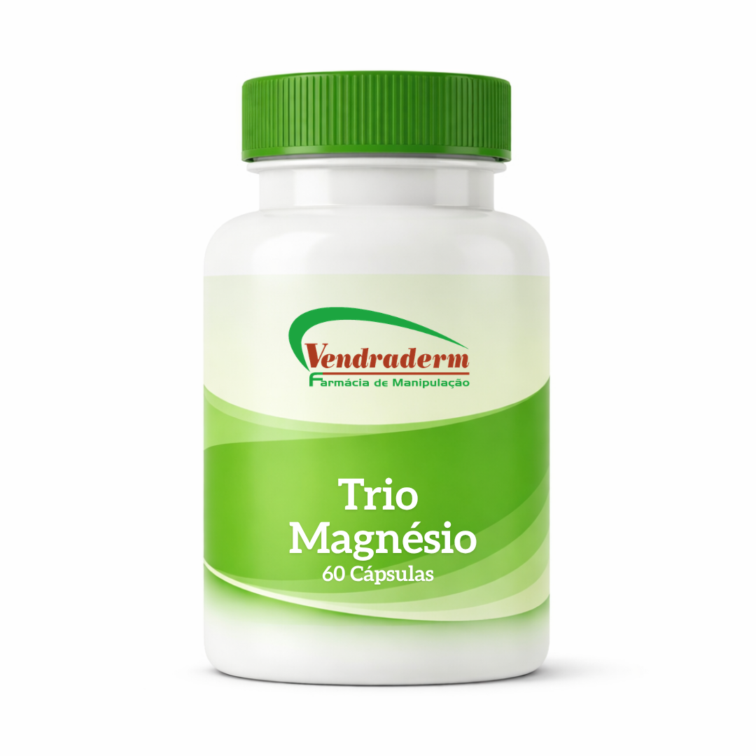 Trio Magnésio 60 cápsulas