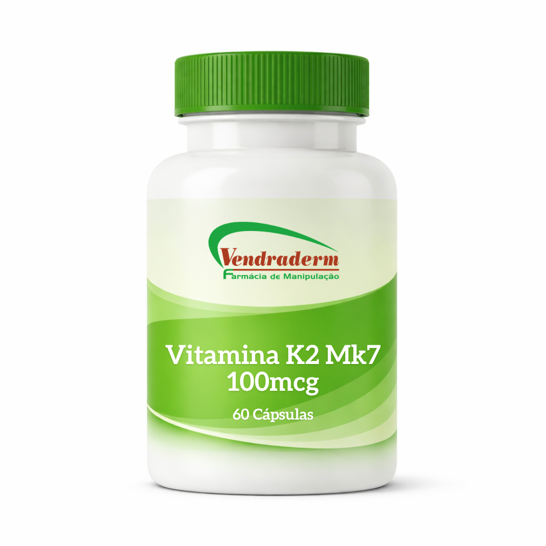 Vitamina K2 Mk7 (100 mcg) 60 cápsulas