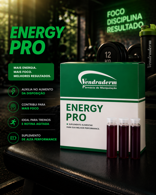 Energy Pro | Pré Treino 10 ou 30 unidades + 🎁 Brinde
