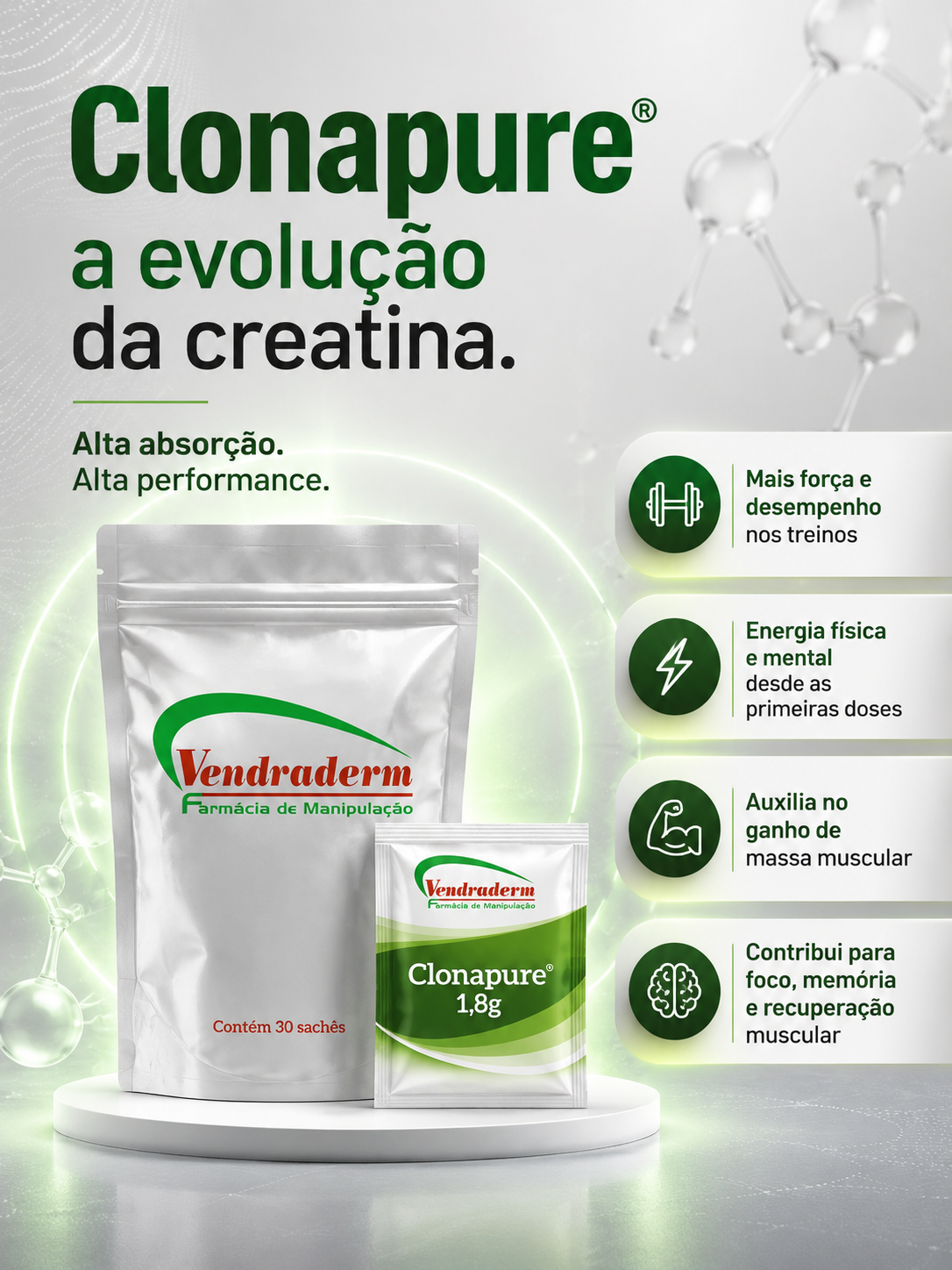 Clonapure® 1,8g 30 Sachês