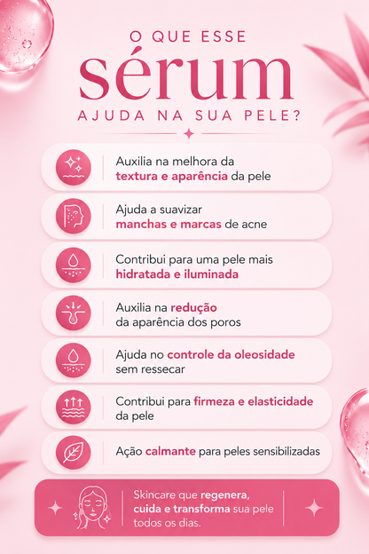 Serum Regenerador com PDRN+Exos.Drone Skin 1% 30ml + 🎁 Brinde