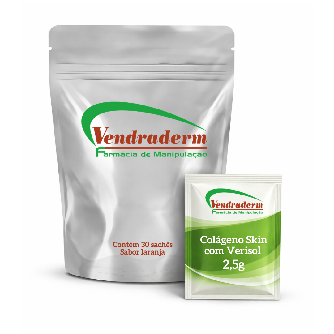 Colágeno Skin com Verisol® 2,5 g | 30 sachês sabor laranja