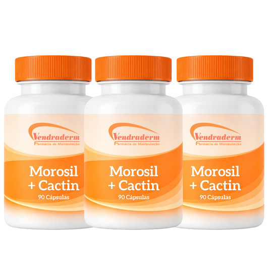 Combo Desincha Já | 3 Morosil + Cactin 90 capsules (each)