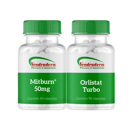 Kit Orlistat Turbo + Mitburn® 50mg