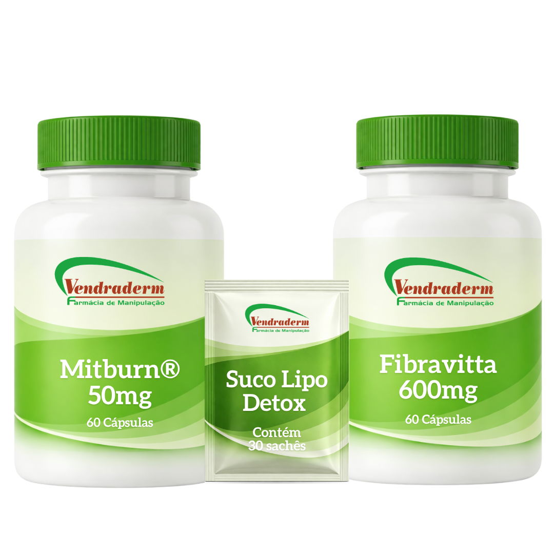 Turbo Slimming Combo | Mitburn + Lipo Detox Juice + Fibravitta 600mg