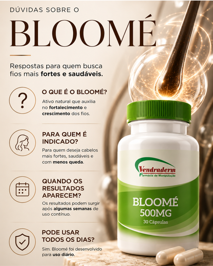 BLOOMÉ 500MG 30 CÁPSULAS VEGETAIS (CABELOS)