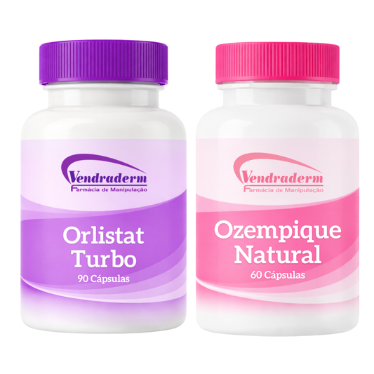 Kit Ozempique Natural + Orlistat Turbo + 🎁 Brinde