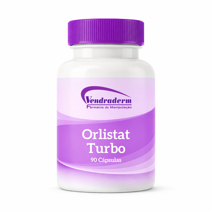 Bloqueador de Gordura | Orlistat Turbo 90 cápsulas 100mg + 🎁 Brinde