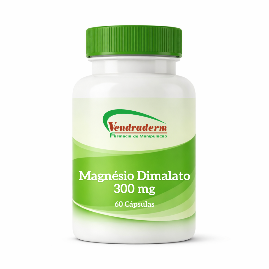 Magnésio Dimalato 300 mg - 60 cápsulas