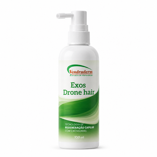 Exos.Drone Hair 5% 100 ml Vendraderm em fundo branco
